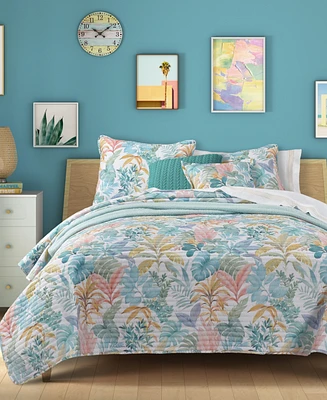 J by J Queen Bold Bahama -Pc. Quilt Set