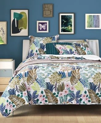 J By J Queen Bold Rainforest Quilt Sets
