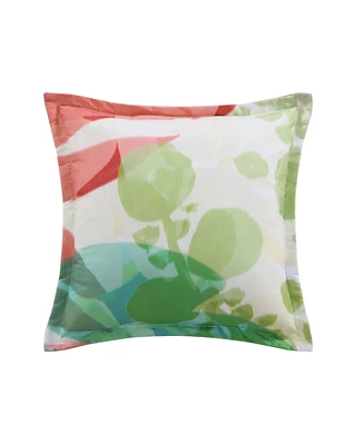 J by Queen Bold Tiki Decorative Pillow, 18" x