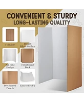 Trifold Poster Board 36" x 48" White Presentation Board