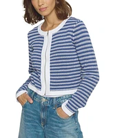 Central Park West Women's Novelty Zipup Cardigan