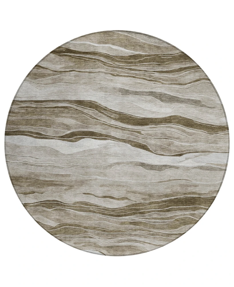 Addison Chantille Machine Washable ACN1247 8'x8' Round Area Rug