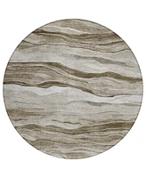 Addison Chantille Machine Washable ACN1247 8'x8' Round Area Rug