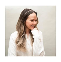 Thin All that Glitters Headband - Pink + Silver