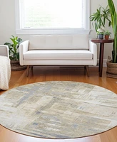 Addison Chantille Machine Washable ACN1340 8'x8' Round Area Rug