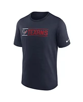 Nike Men's Navy Houston Texans Exceed Performance T-Shirt