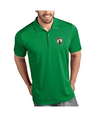 Antigua Men's Green Boston Celtics Tribute Polo Shirt