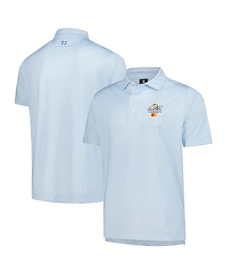 FootJoy Men's White Arnold Palmer Invitational ProDry Loop Print Lisle Polo Shirt