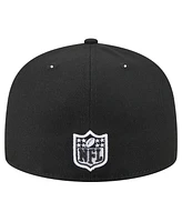New Era Men's Black Jacksonville Jaguars Main Patch 59FIFTY Fitted Hat