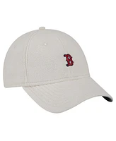 New Era Women's White Boston Red Sox Chrome Cozy 9FORTY Adjustable Hat