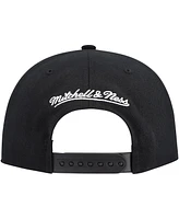 Mitchell & Ness Men's Black Pittsburgh Penguins Team Snapback Hat