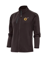 Antigua Women's Brown San Diego Padres Cooperstown Logo Generation Full-Zip Jacket