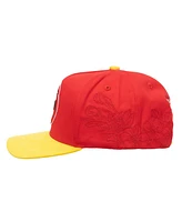 Mitchell & Ness Men's Red/Yellow Houston Rockets May Flowers Adjustable Hat