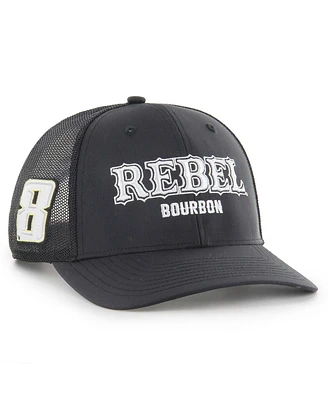 '47 Brand Men's Black Kyle Busch Rebel Bourbon Trucker Adjustable Hat