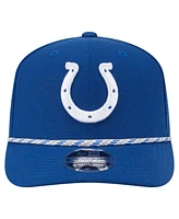 New Era Men's Royal Indianapolis Colts Gameday Multi Rope 9SEVENTY Stretch-Snap Hat