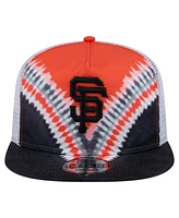 New Era Men's San Francisco Giants Tie-Dye Golfer Trucker Adjustable Hat