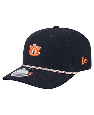 New Era Men's Navy Auburn Tigers Game Day Multi-Rope 9SEVENTY Stretch-Snap Hat