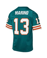 Mitchell & Ness Big Boys and Girls Dan Marino Aqua Miami Dolphins 1984 Throwback Fashion Jersey
