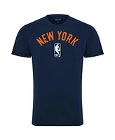 Sportiqe Men's and Women's Navy New York Knicks Bingham T-Shirt