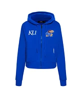 Pro Standard Women's Royal Kansas Jayhawks Game Day Sequin Full-Zip Hooded Jacket