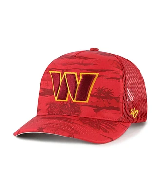 '47 Brand Men's Burgundy Washington Commanders Fiji Trucker Adjustable Hat