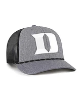 '47 Brand Men's Gray Duke Blue Devils Carbon Rope Adjustable Hat