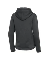 Antigua Women's Pewter Minnesota Wild Contemporary Quarter-Zip Hoodie