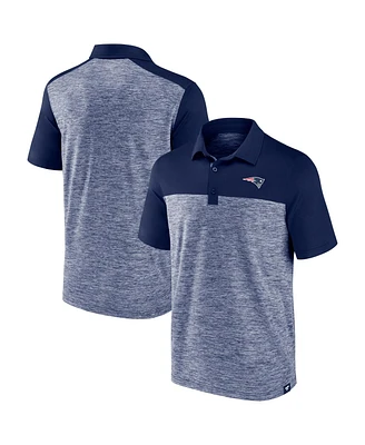 Fanatics Men's Heather Navy New England Patriots Clutch Polo Shirt