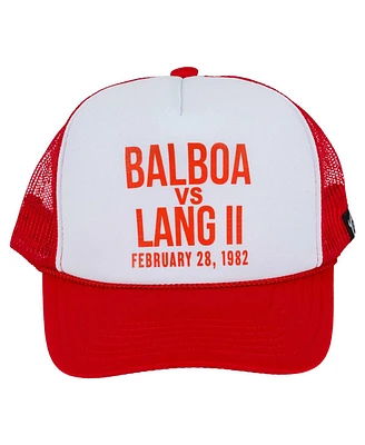 Contenders Clothing Men's and Women's Red Rocky The Pride The Pain Trucker Adjustable Hat