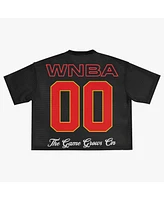 Round21 Men's and Women's Black Indiana Fever Oversized Mesh Boxy Top