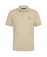 LevelWear Men's Cream Seattle Mariners Vision Polo Shirt