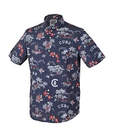 Reyn Spooner Men's Navy Chicago Cubs Kekai Button-Down Shirt