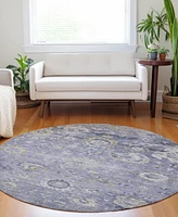 Addison Chantille Machine Washable ACN1372 8'x8' Round Area Rug