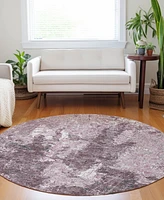 Addison Chantille Machine Washable ACN1392 8'x8' Round Area Rug