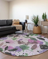 Addison Chantille Machine Washable ACN1552 8'x8' Round Area Rug