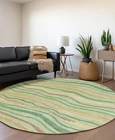 Addison Chantille Machine Washable ACN1582 8'x8' Round Area Rug