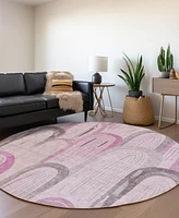Addison Chantille Machine Washable ACN1592 8'x8' Round Area Rug