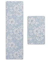 Laura Ashley Iris Ant-Fatigue 2-Pc. Wellness Mats