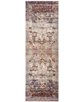 Closeout! Loloi Anastasia Af-08 Slate/Multi 2'7" x 8' Runner Area Rug