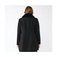 Estelle Darlington Black Fur Collar Coat