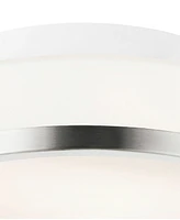 Cwi Lighting 3" Metal Frosted 1 Light Drum Shade Flush Mount