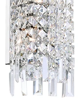 Cwi Lighting 14" Metal Colosseum 2 Light Wall Sconce