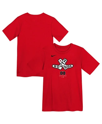 Nike Little Boys and Girls Red Chicago White Sox 2025 City Connect Logo T-Shirt