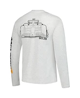 Outerstuff Men's Heather Gray McLaren F1 Team Outlined Car Long Sleeve T-Shirt