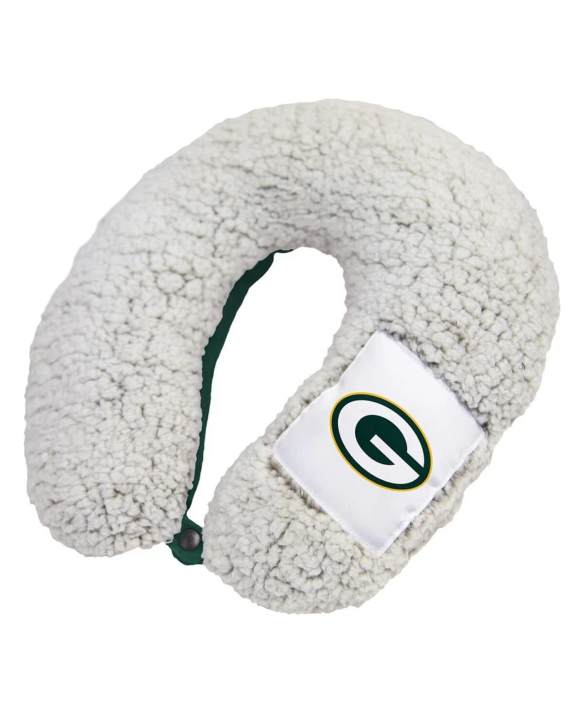 Logo Brands Green Bay Packers Frosty Sherpa Neck Pillow