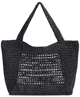 Sam Edelman Marcie Open Weave Raffia Tote