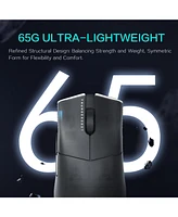Thunderobot ML903 Wireless Gaming Mouse with Rgb Charging Dock, 26K Dpi, 650 Ips, 65g Ultra-Lightweight, Tri-Mode Connectivity, 70Hrs+ Battery, Ergono