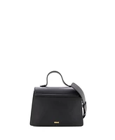 Pre-Owned Versace La Medusa Top Handle Tote Bag Leather