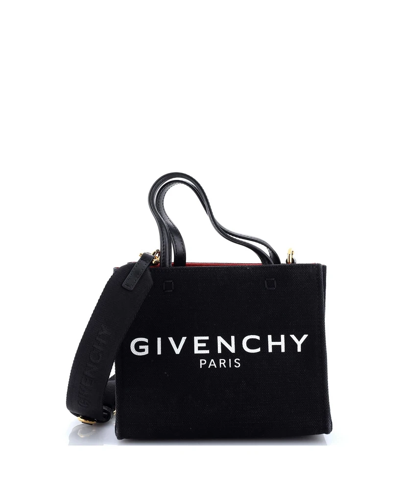 Pre-Owned Givenchy Mini G-Tote Canvas