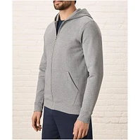 Pact Men's Organic Cotton Cloud Brushed Fleece Zip Hoodie